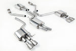 Milltek Sport exhaust system parts for 2013-2016 Audi SQ5 3.0 TFSI Supercharged (part SSXAU507): pipework, silencers and polished silver tailpipe tips