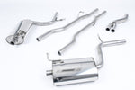 Milltek Non-Resonated Cat-back Exhaust System Polished Trims Audi A4 B7 1.8T Quattro and DTM 2004-2009 | Tiptronic models