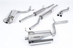 Milltek Resonated Cat-back Exhaust System Polished Trims Audi A4 B7 1.8T Quattro and DTM 2004-2009 | Tiptronic models