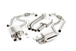 Milltek Sport exhaust system parts for 2017+ Audi S5 3.0 V6 Turbo Coupe Only B9 (part SSXAU716): pipework, silencers and black tailpipe tips