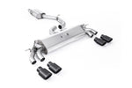 Milltek Resonated Cat-Back GPF Back Exhaust System w/ Quad Oval Trims Audi S3 2019-2020