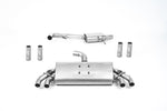 Milltek Resonated Cat-Back GPF Back Exhaust System w/ Quad Oval Trims Audi S3 Saloon & Cabrio 2019-2020