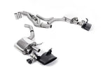 Milltek (Axle Back) Front Silencer Back System Twin 80mm w/ Oval Trims Audi RS6 C8 (Non OPF/GPF) 2020+