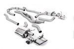 Milltek Non-Resonated Cat-back Exhaust System Twin 80mm w/ Oval Tips Audi RS6 C8 (Non OPF/GPF) 2020+