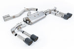 Milltek Road+ Cat-Back Exhaust System w/ Carbon Tips Audi S3 Saloon/Sedan 2022+