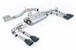 Milltek Road+ Cat-Back Exhaust System w/ Oval Tips Audi S3 Saloon/Sedan 2022+