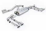 Milltek Road+ Cat-Back Exhaust System w/ Oval Tips Audi S3 Saloon/Sedan 2022+