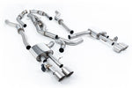 Milltek Resonated Cat-Back Exhaust System with GT-115 Tips for Audi S8 D5 Saloon / Sedan 2020+