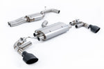 Milltek 80mm Resonated Cat-Back Exhaust Systems with Oval Tips for Audi TT RS Mk3 quattro 2016+