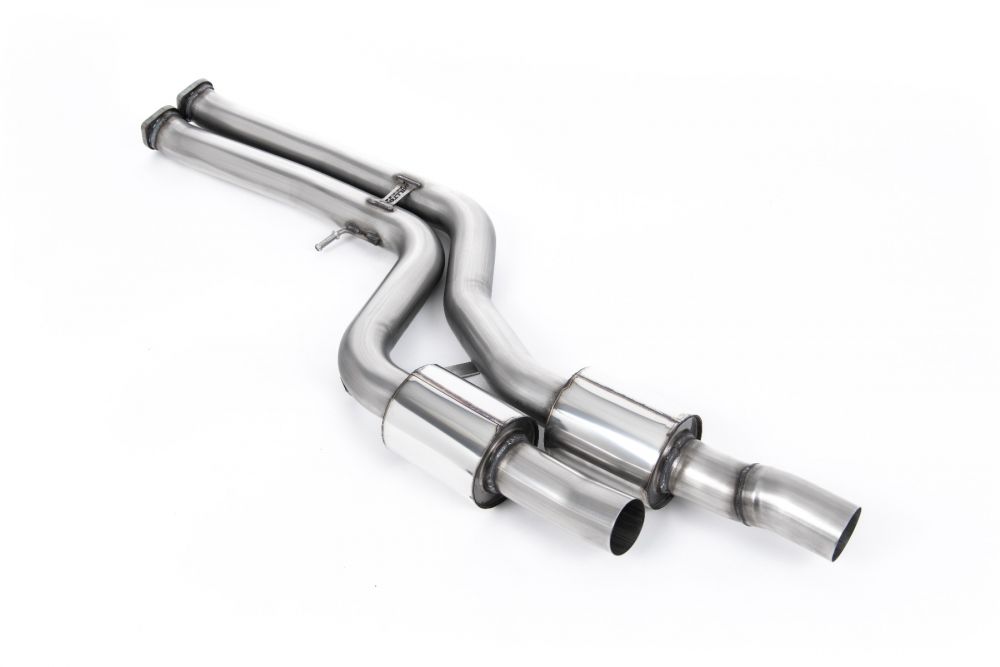 Milltek Sport straight exhaust pipe sections for 2014-2018 BMW 4 Series F82/83 M4 Coupe/Convertible & M4 Competition Coupé (part SSXBM1144), product photo