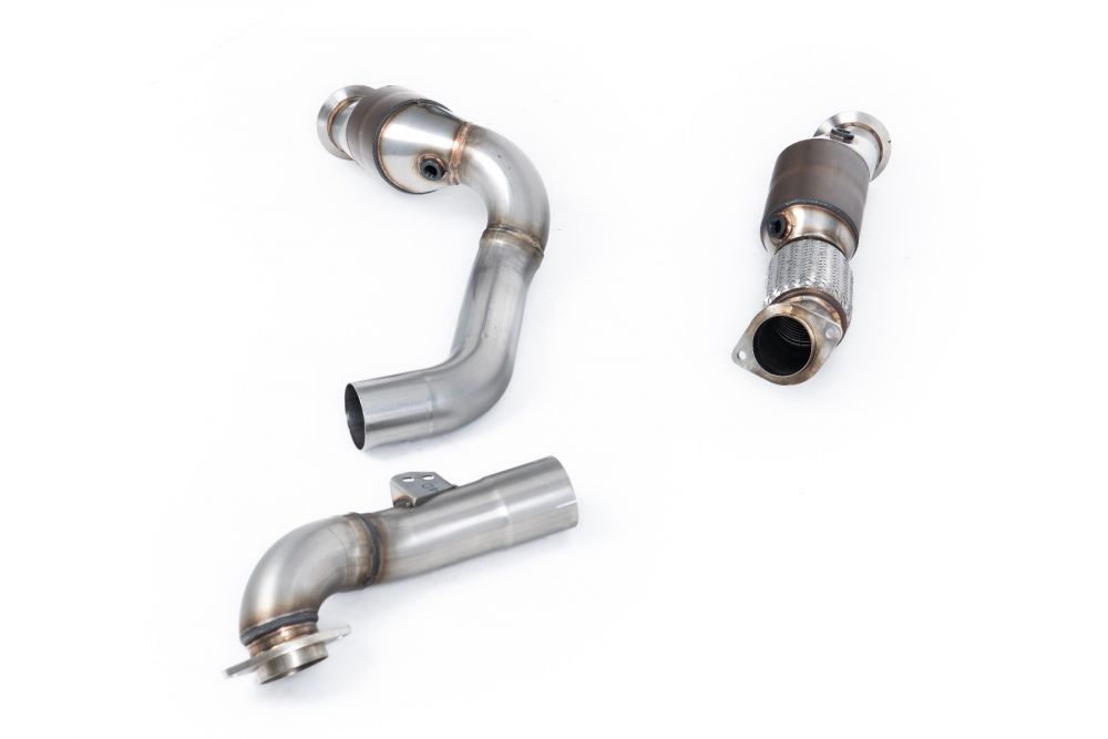 Milltek Sport downpipe and connecting pipework for 2021+ BMW 4 Series G82 M4 & M4 Competition S58 3.0 Turbo (part SSXBM1235), product photo