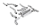 Milltek Sport exhaust system parts for 2022+ BMW 2 Series M240i Coupé (part SSXBM1254): pipework, silencers and polished silver tailpipe tips