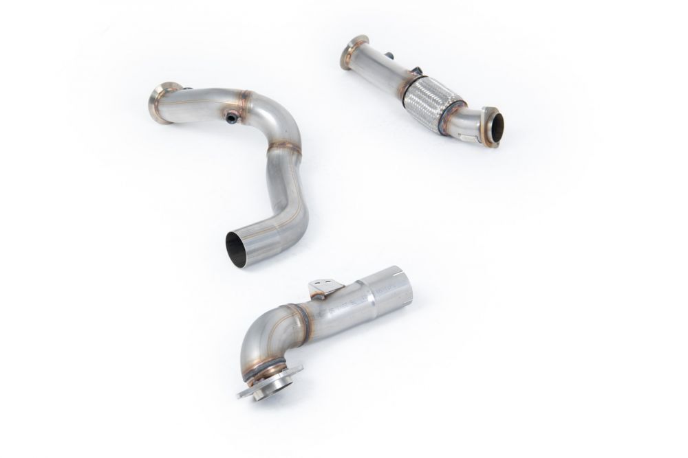 Milltek Sport downpipe and connecting pipework for 2021+ BMW 4 Series G82 M4 & M4 Competition S58 3.0 Turbo (part SSXBM1271), product photo