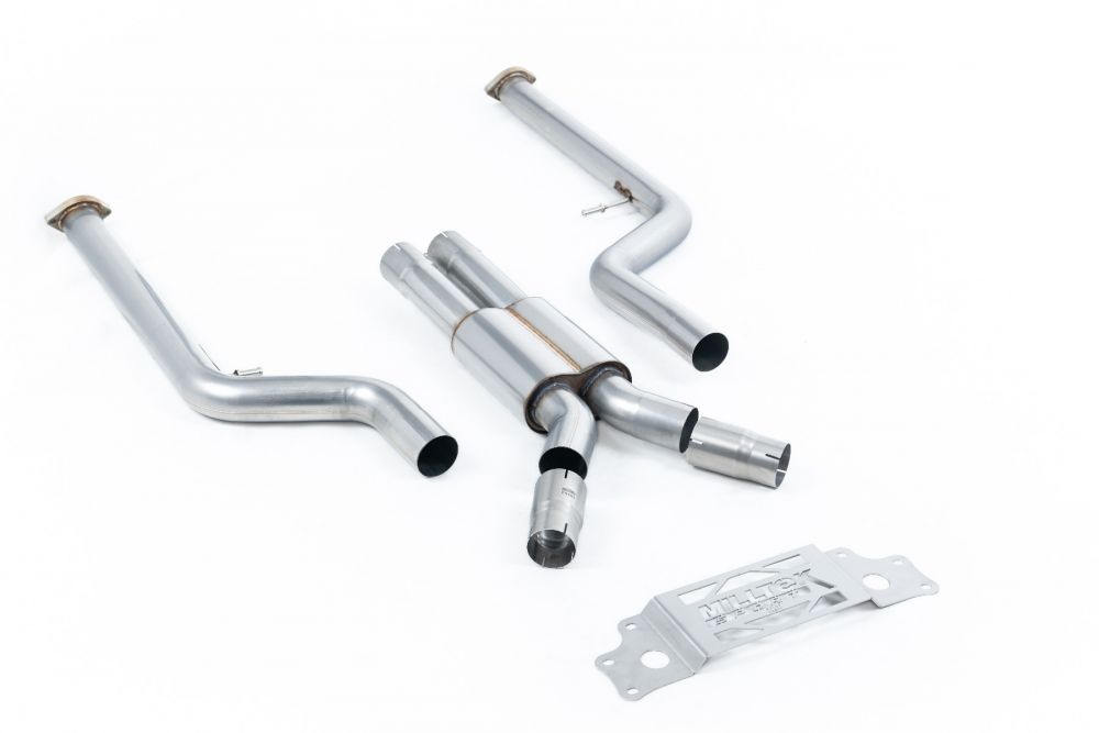 Milltek Sport straight exhaust pipe sections for 2023+ BMW 2 Series M2 Coupe (part SSXBM1300), product photo