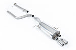 Milltek Non-Resonated Cat-Back Exhaust System with GT-80 Tips for Ford Fiesta Mk7/Mk7.5 (182PS & ST200) 2013-2017