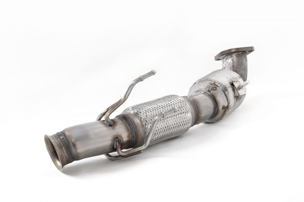 Milltek Sport downpipe and connecting pipework for 2016-2018 Ford Focus Mk3 RS 2.3-litre EcoBoost 4wd 5-Door Hatchback (part SSXFD211), product photo