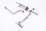 Milltek GPF/OPF Cat-Back Exhaust System Maxton Designs Dual Outlet with GT-100 Tips for Ford Fiesta Mk8 (200PS) 2020+