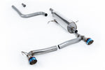 Milltek Resonated GPF/OPF Cat-Back Exhaust System with GT-100 Tips (Requires Maxton Diffuser) for Ford Fiesta Mk8 2019+