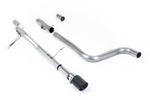 Milltek Non-Resonated GPF/OPF Cat-Back Exhaust System with Jet-90 Carbon Tips for Ford Fiesta Mk8 (155ps Hybrid) 2020+