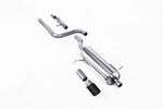 Milltek Resonated GPF/OPF Cat-Back Exhaust System with Jet-90 Carbon Tips for Ford Fiesta Mk8 (155ps Hybrid) 2020+