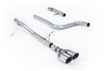 Milltek Non-Resonated GPF/OPF Cat-Back Exhaust System with GT-90 Tips (Fiesta ST Valance) for Ford Fiesta Mk8 (155ps Hybrid) 2020+