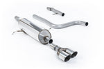 Milltek Resonated GPF/OPF Cat-Back Exhaust System with GT-90 Tips (Fiesta ST Valance) for Ford Fiesta Mk8 (155ps Hybrid) 2020+