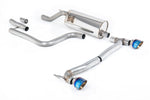 Milltek Resonated GPF/OPF Cat-Back Exhaust System with GT-100 Tips (Requires Maxton Diffuser) for Ford Fiesta Mk8 (155ps Hybrid) 2020+