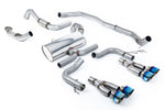Milltek Road+ Cat-Back Exhaust System with Quad GT-100 Tips for Honda Civic Type R (FK2) (RHD) 2015-2017