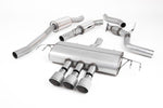 Milltek Resonated Cat-Back Exhaust System Type-R Style with Triple GT-100 Tips for Honda Civic (FK7) (Non-OPF/GPF) 2015+