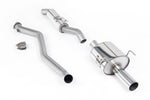 Milltek Resonated Cat-Back Exhaust System with Single Wall 3.5" Tips for Acura Integra Type-R (DC-5) 2001-2006