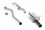 Milltek Resonated Cat-Back Exhaust System with Single Wall 3.5" Tips for Acura Integra Type-R (DC-5) 2001-2006