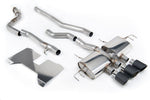 Milltek Non-Resonated & Valved Cat-Back Exhaust System with OE Style Jet Carbon Tips for Honda Civic Type R (FL5) 2022+