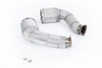 Milltek Sport downpipe and connecting pipework for 2018+ Lamborghini Urus 4.0 Twin Turbo V8 650PS (part SSXLM108), product photo