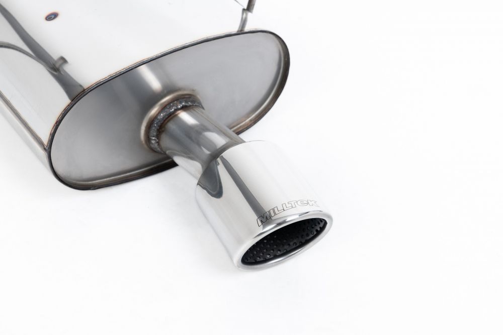 Close-up detail of Milltek Sport exhaust hardware for 2001-2006 MINI Mk1 Cooper 1.6i (part SSXM012)