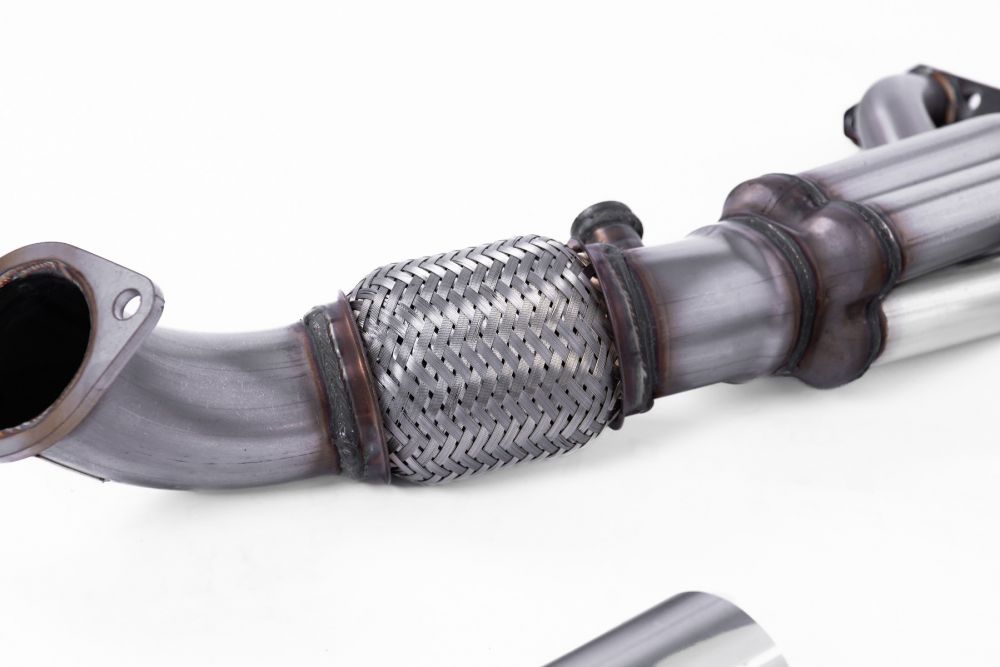 Close-up detail of Milltek Sport exhaust hardware for 2002-2006 MINI Mk1 Cooper S (part SSXM013) (photo 2)