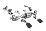 Milltek GPF/OPF Bypass Exhaust System with Jet-115 Carbon Tips for Porsche 718 Boxster GTS / Cayman GT4 2020+ | Manual