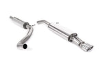Milltek Resonated Cat-Back Exhaust System with Twin Polished Jet Trims for Seat Ibiza FR 1.8 20VT / Ibiza 1.9 130PS & 160PS 2003-2008
