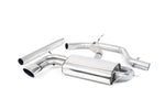Milltek Non-Resonated Cat-Back Exhaust System with Oval Tips (Non Detachable) for Seat Leon 2.0 TDI 140PS 2004-2012