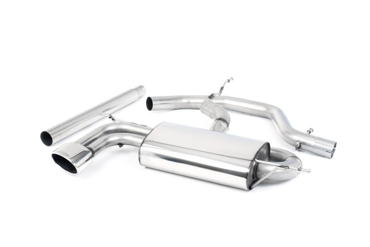 Seat Leon FR 2.0 TDi 170PS DPF 2005-2013 Cat-back Exhaust - Cupra Style Oval Trim Seat Leon FR 2.0 TDi 170PS DPF 2005-2013 Cat-back Exhaust - Cupra Style Oval Trim