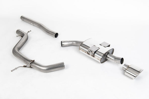Seat Leon FR 2.0 TDi 170PS DPF 2005-2013 Cat-back Exhaust - Cupra Style Oval Trim Seat Leon FR 2.0 TDi 170PS DPF 2005-2013 Cat-back Exhaust - Cupra Style Oval Trim