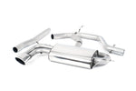 Milltek Non-Resonated Cat-Back Exhaust System with Oval Trim for Seat Leon FR 170PS DPF 2005-2013