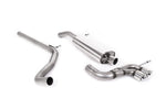 Milltek 2.50" Non-Resonated Cat-Back Exhaust System with Twin Polished Tips for Seat Ibiza Cupra / Bocanegra 180PS 2009-2015