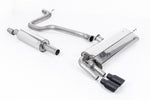 Milltek Resonated Cat-Back Exhaust System with Twin GT-80 Tips for Seat Leon FR SC and 5-door 2013-2018