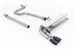 Milltek Non-Resonated Cat-Back Exhaust System with Twin GT-80 Tips for Seat Leon FR SC and 5-door 2013-2018