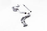 Milltek Non-Resonated Cat-Back Exhaust Systems (For Independent Rear Suspension) with Twin GT-80 Tips for Seat Leon FR 180PS SC and 5-door 2013-2018