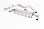 Milltek Non-Resonated Cat-Back Exhaust System with Oval Tips for Seat Leon Cupra 290 2019-2020