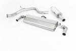 Milltek Resonated Cat-Back Exhaust System with Oval Tips for Seat Leon Cupra 290 2019-2020