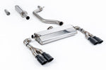 Milltek Resonated 80mm OPF/GPF Back System with Quad Oval Tips for Seat Leon Cupra Mk4 Hatch 300ps 2021+