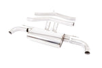 Milltek Sport exhaust system parts for 2019+ Toyota Supra A90 Coupe 3.0 Turbo - Both Auto & Manual Models (part SSXTY110): pipework, silencers and polished silver tailpipe tips