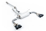 Milltek Resonated Secondary Cat-Back Exhaust System for TRD Diffuser with Quad GT-100 Tips for Toyota Corolla GR 2023+